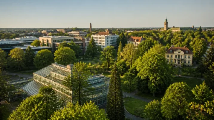 Berlin Dahlem: Freie Universität und Botanischer Garten