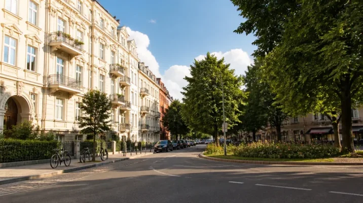 Berlin Friedenau: Altbauten am Bundesplatz und Rheinstraße