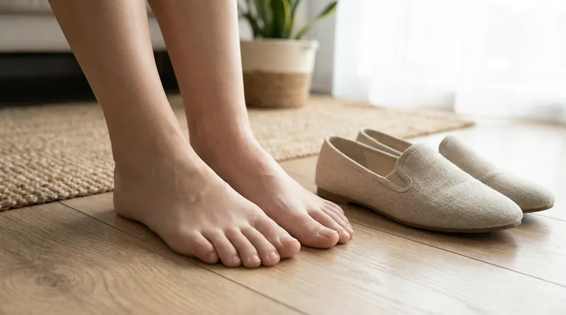 Gesunde Füße und Schuhe mit ausreichend Platz